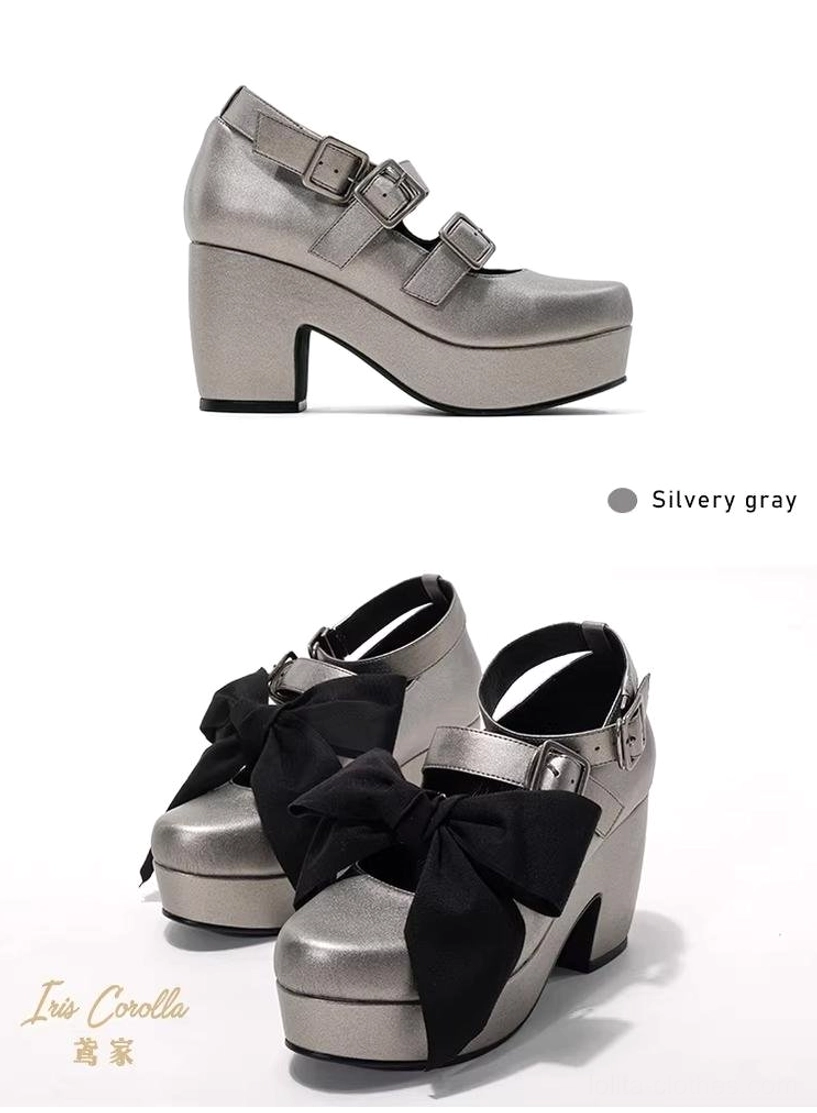Gothic Lolita platform heel shoes packaging unboxing premium presentation dust bag protective storage included with purchase quality assurance