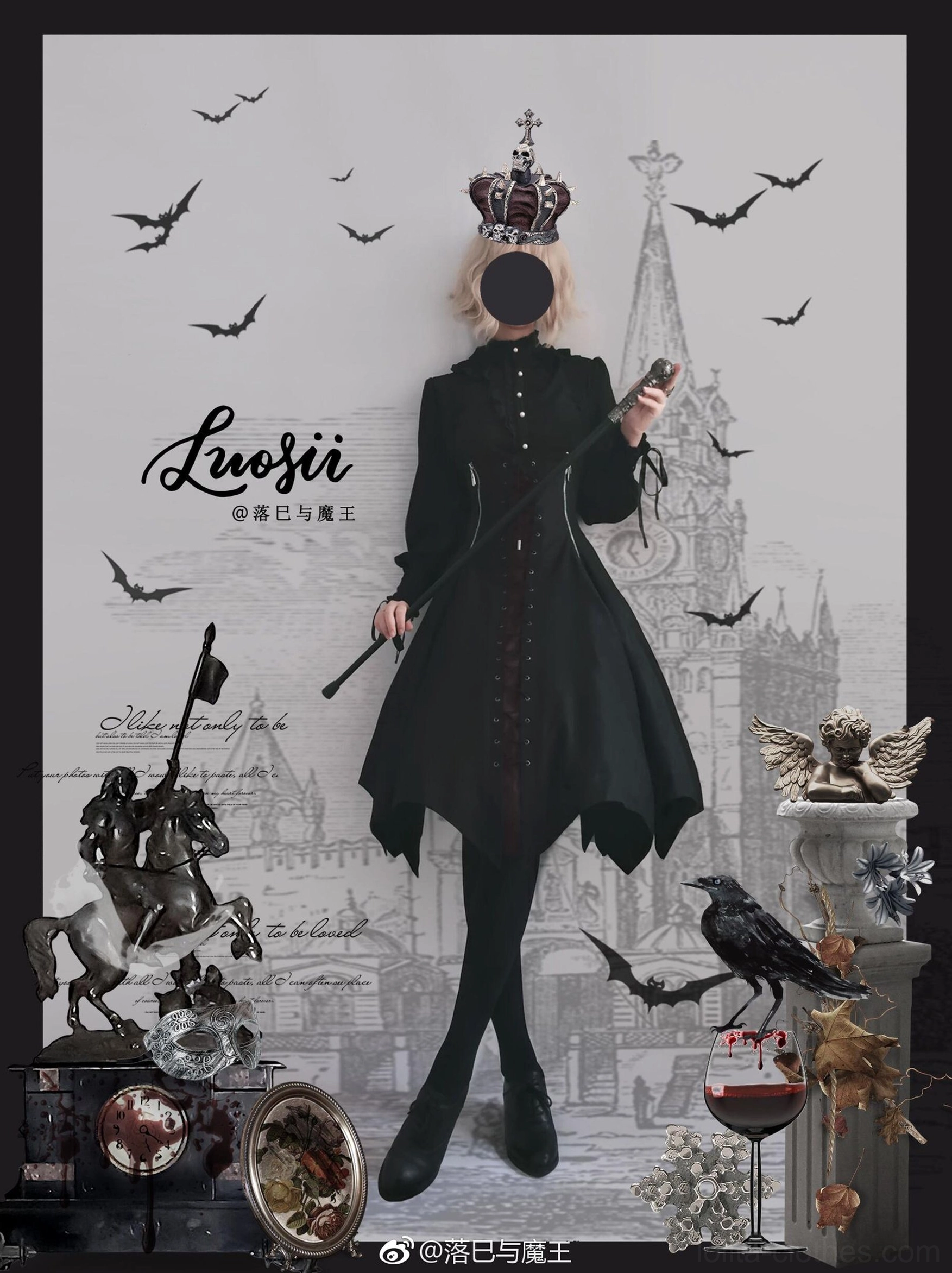 Gothic Lolita reinforced seam construction showing structural integrity for frequent wear and styling