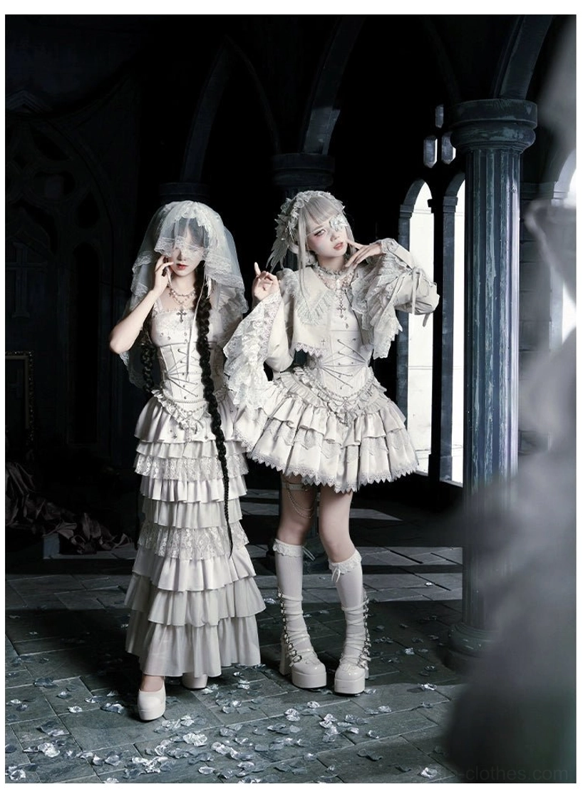 Gothic lolita waist chain decorative ornamental accessory emphasizing silhouette kinetic visual interest worn at waist hip