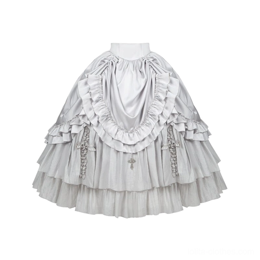 Gothic lolita wardrobe investment showing durability longevity preservation styling years
