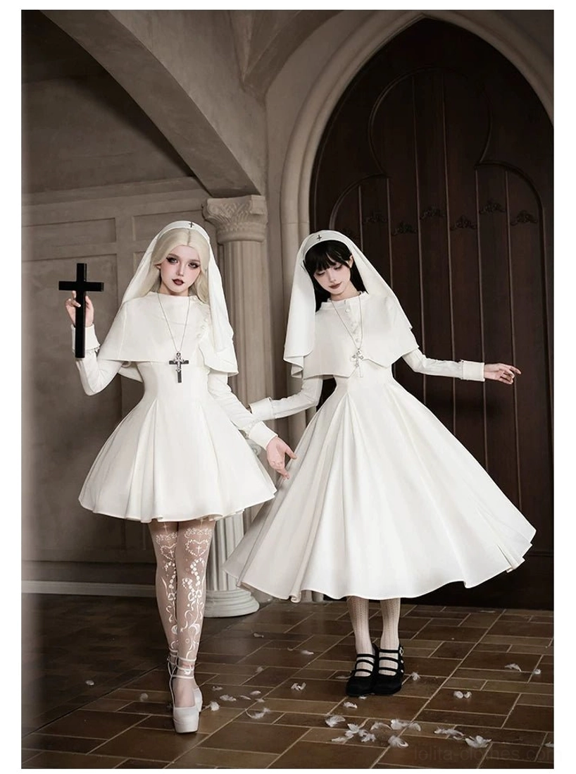 Gothic nun lolita dress care instruction washing maintenance fabric preservation