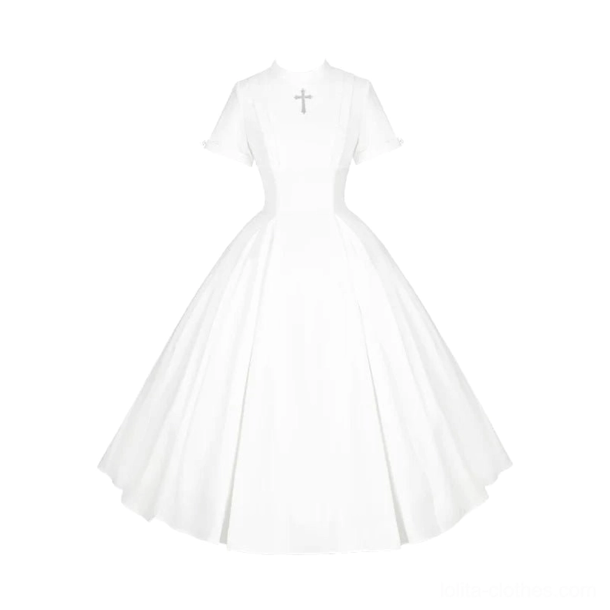 Gothic nun lolita dress alternative fashion community event styling aesthetic