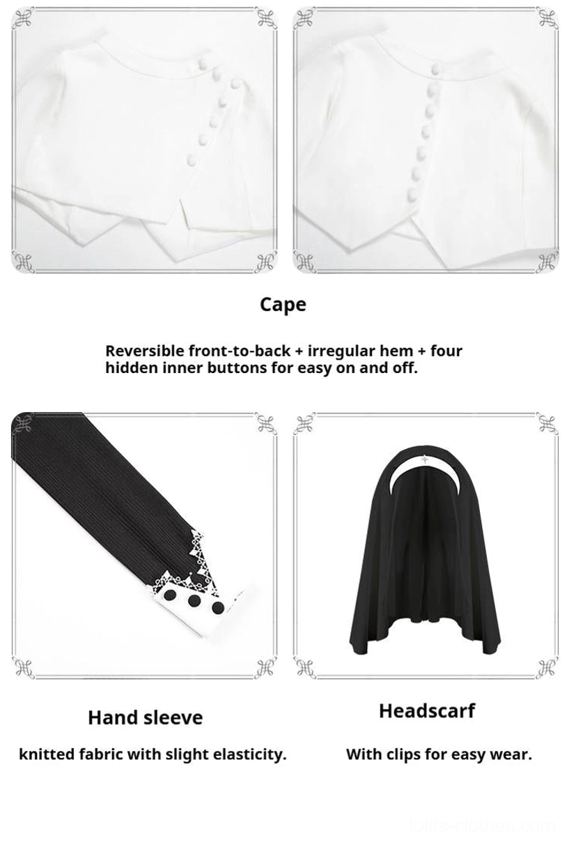 Gothic nun lolita dress final presentation packaging customer review aesthetic