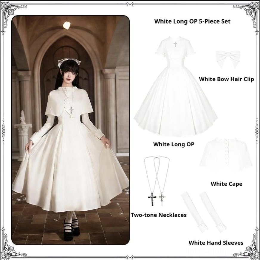 Gothic nun lolita dress care maintenance instructions preservation tips