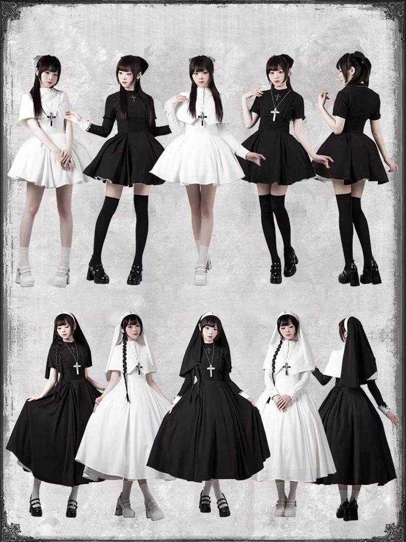 Gothic nun lolita dress styling guide coordinate suggestions alternative fashion