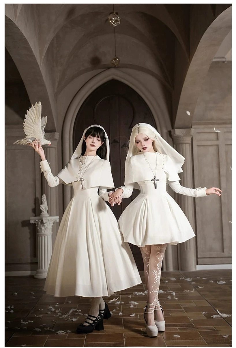 Gothic nun lolita dress tea party event styling aesthetic alternative fashion community