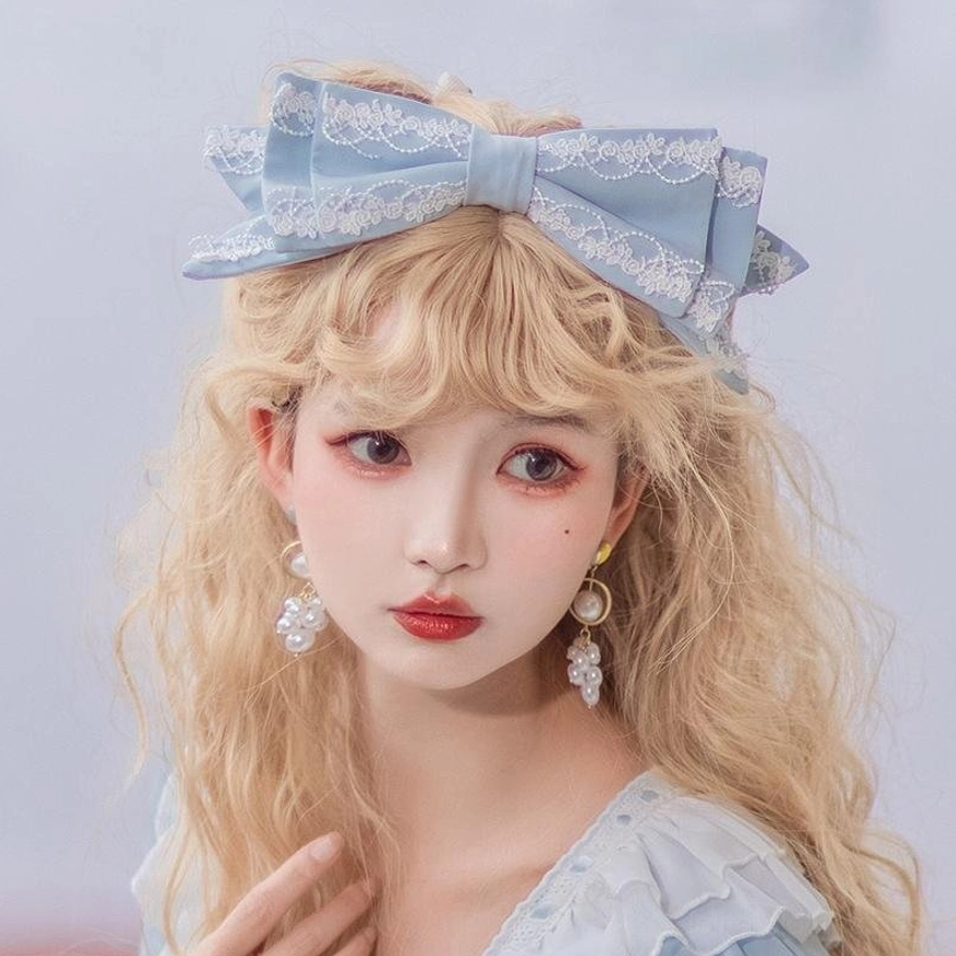 Grace lolita headdress KC headband refined sweet aesthetic color