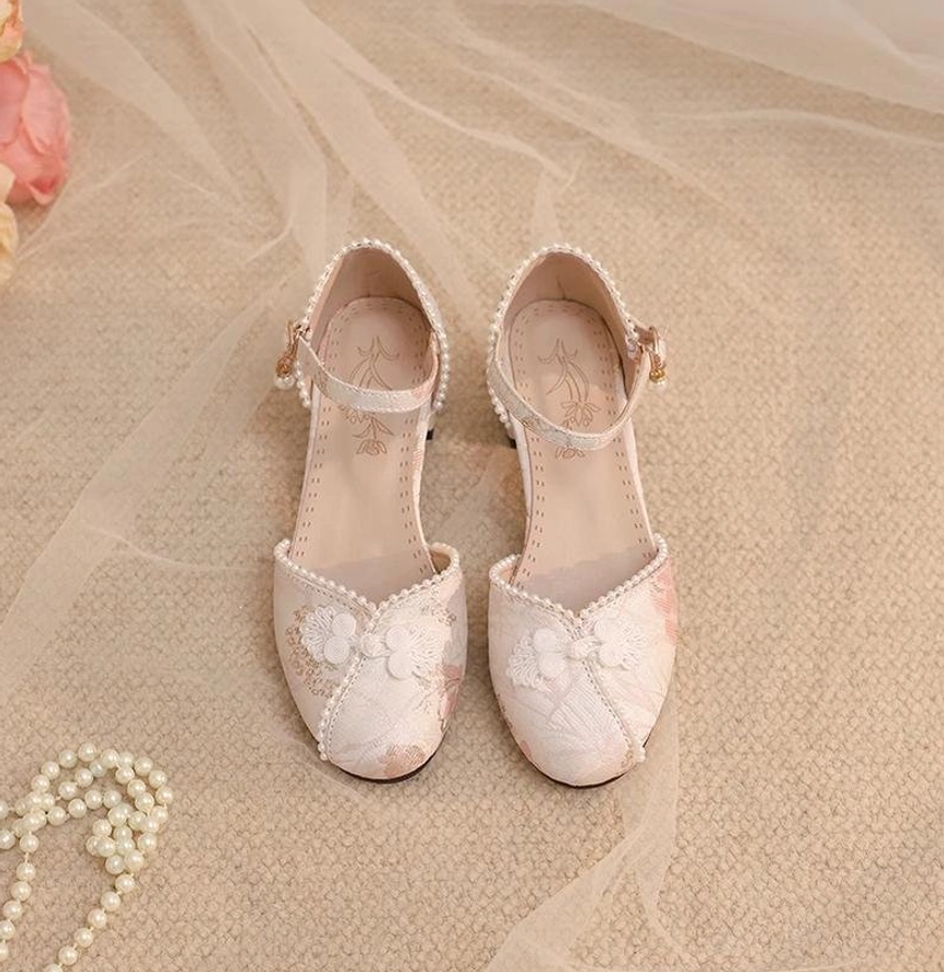 Heart Jade Lolita Mary Jane blue chunky heel authentic lolita fashion footwear convention ready