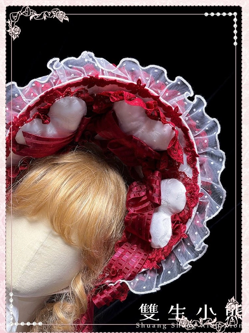 Sweet lolita choker adjustable clasp mechanism smooth operation comfortable neck wear detail