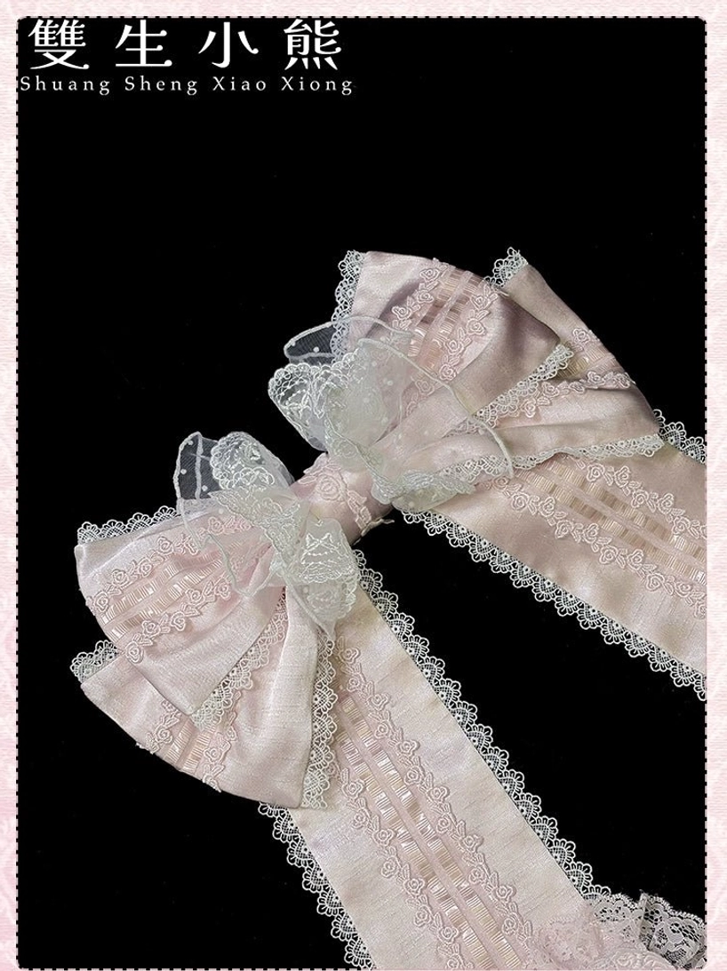 Sweet lolita accessory set traditional victorian inspired rococo aesthetics japanese fashion