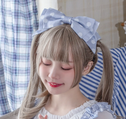 Japanese lolita hair accessory KC headband polyester lace construction