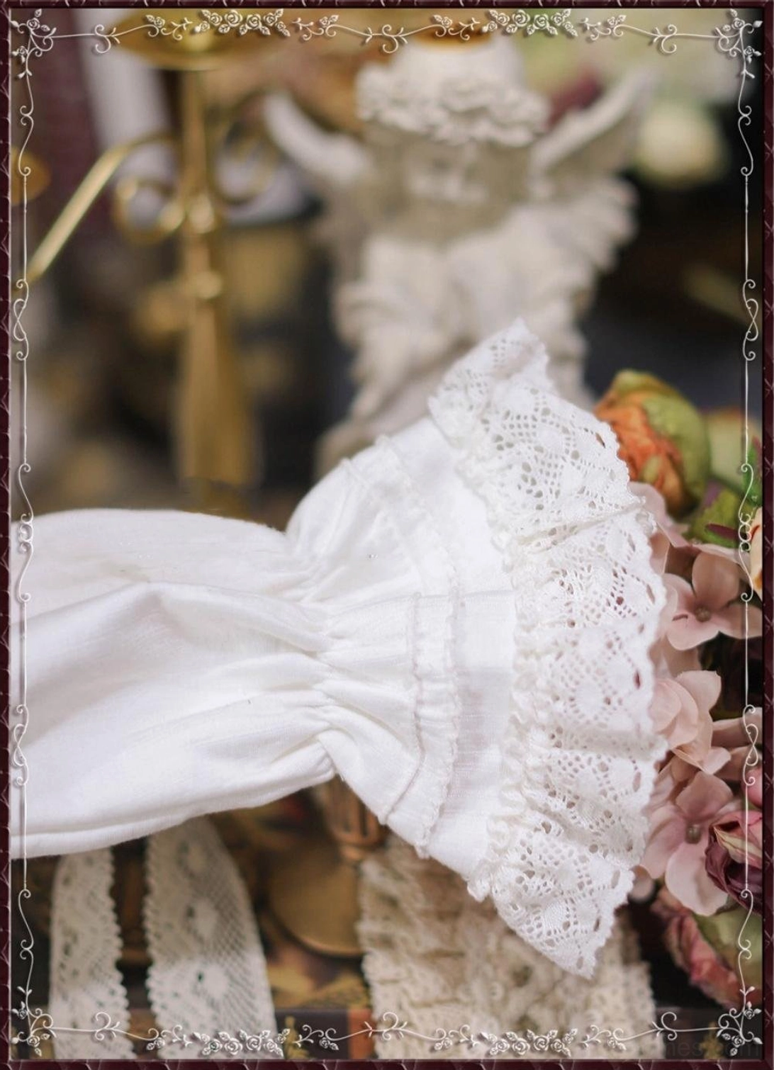 Vintage lace Peter Pan collar Lolita blouse gothic romance styling dark JSK burgundy accents moody aesthetic
