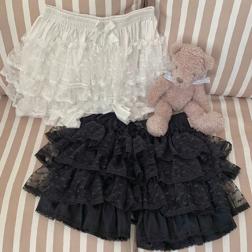 Lolita bloomers sizing fit guide waist measurement elastic adjustable one-size-fits-most comfort wearing guide demonstration