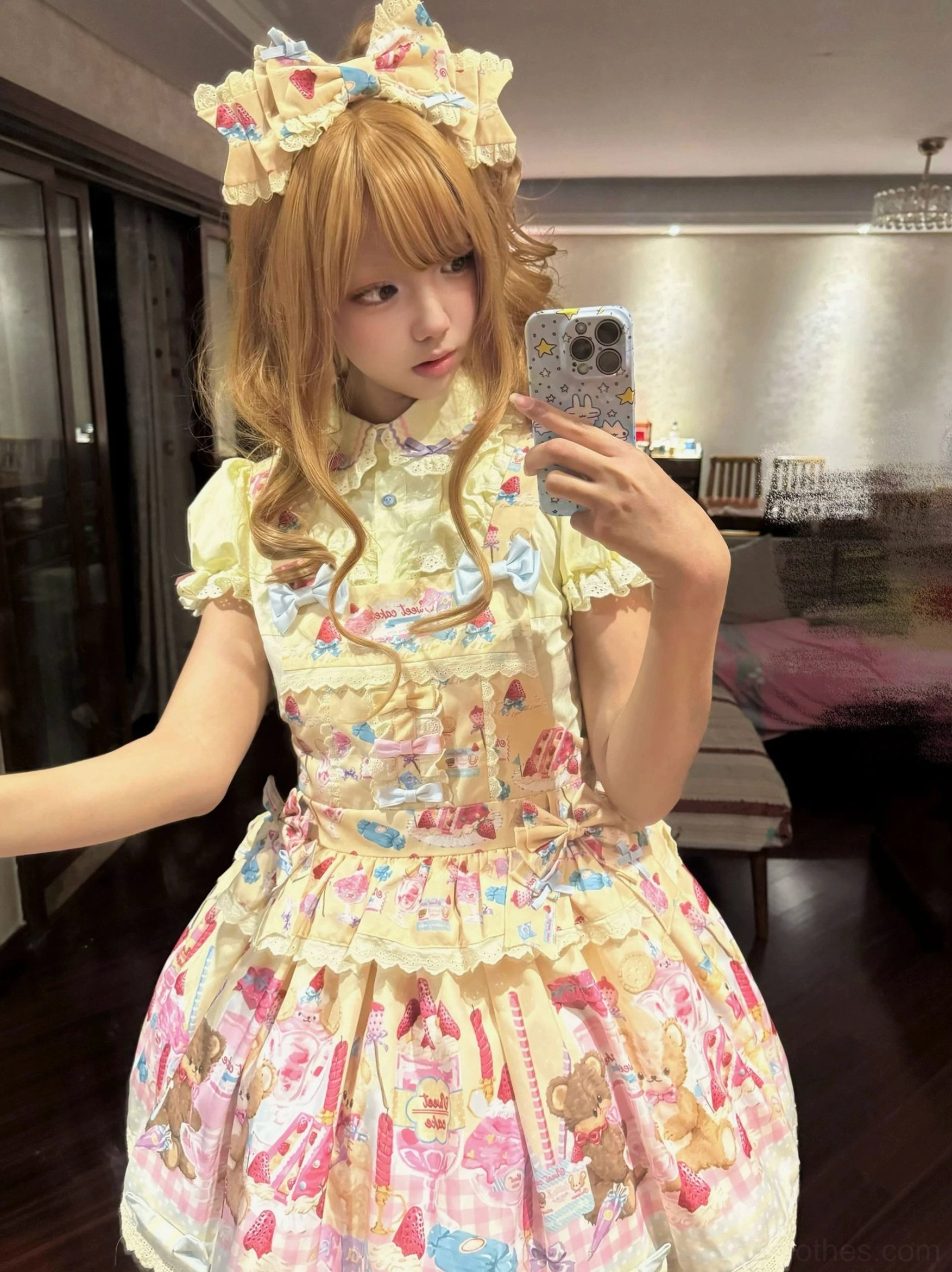 Sweet lolita blouse care and maintenance guide showing washing drying and storage techniques for preserving Peter Pan collar ruffles and puffed sleeves durability