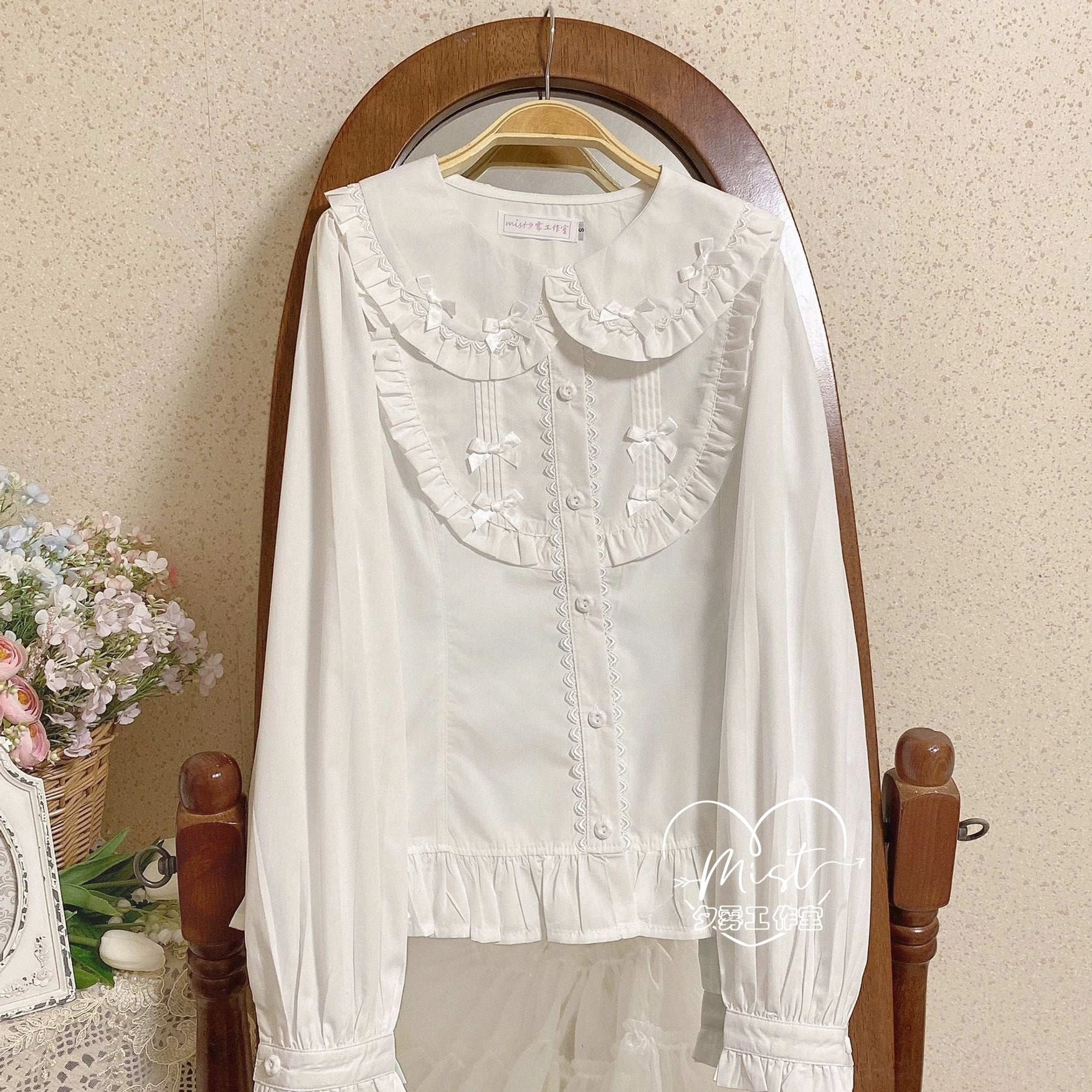 Lolita blouse collection multiple colors displayed sweet lolita versatile wardrobe foundation piece