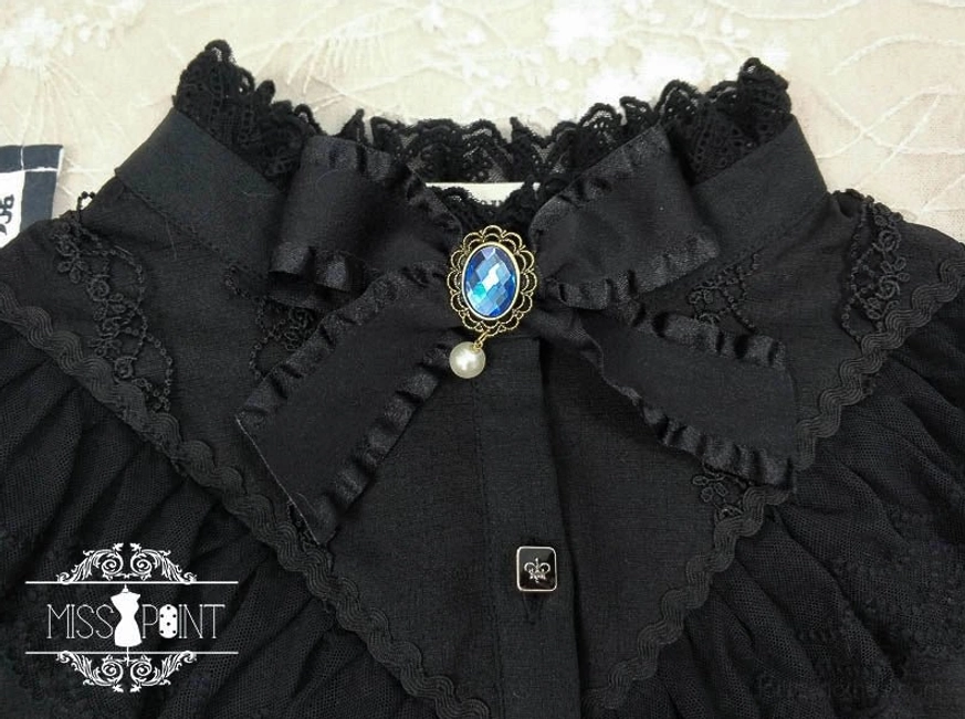 Lolita blouse fabric quality premium slub linen material swatch