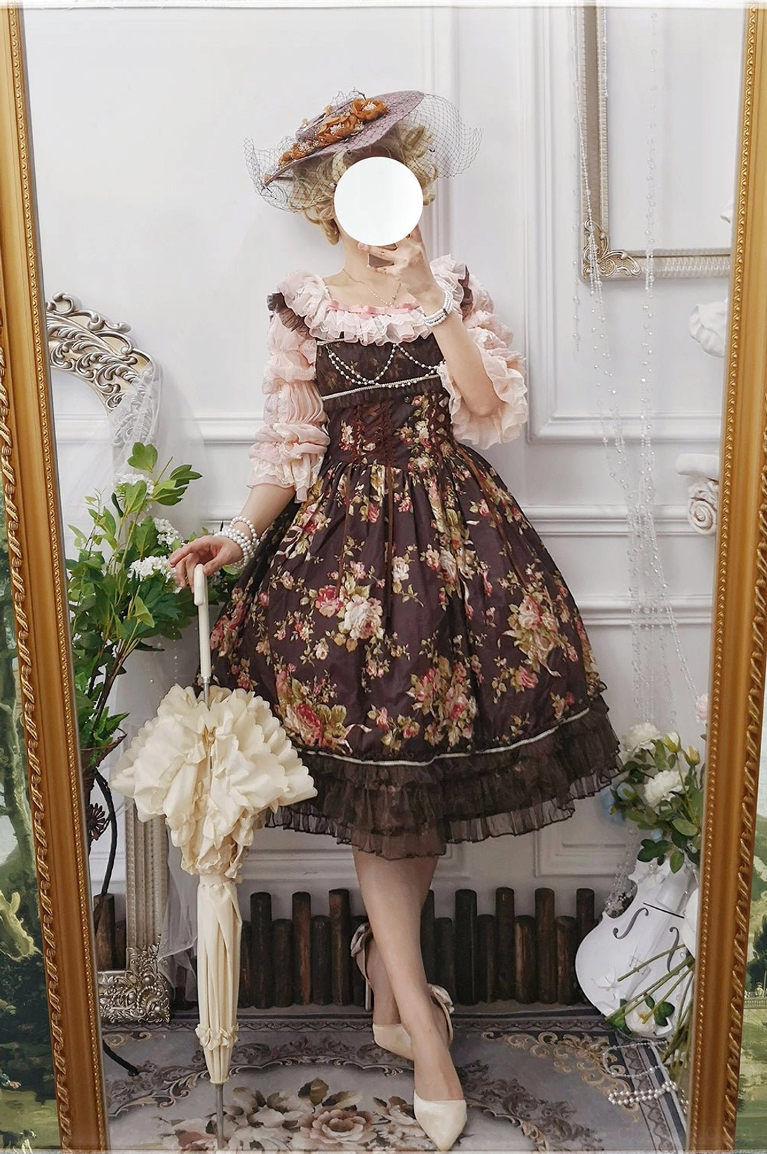 Lolita blouse jumper layering underneath perfect coordination construction
