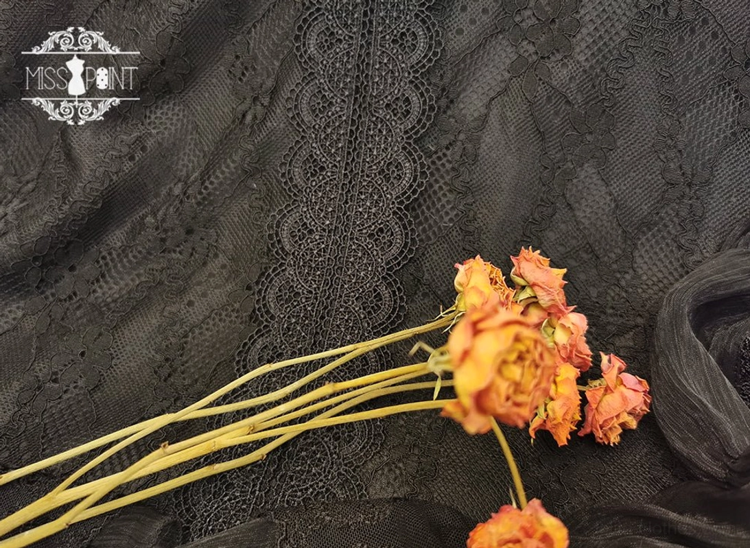 Lolita blouse neckline styling options securing layered pieces brooch