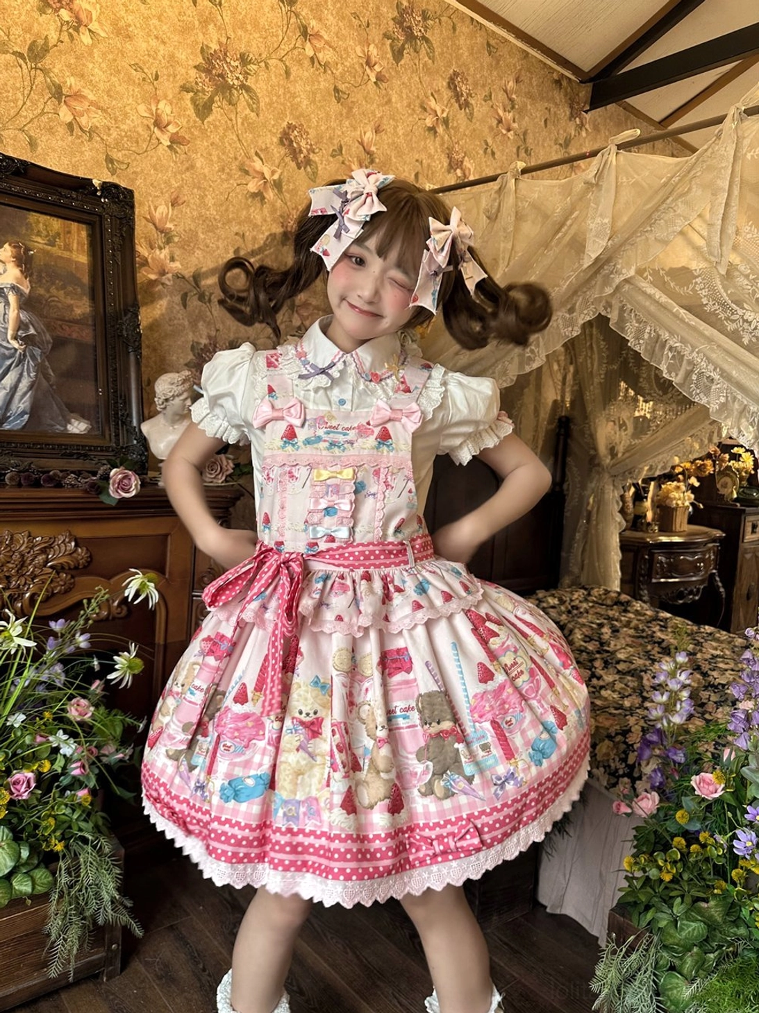 Lolita subculture reference showing Peter Pan collar blouse as iconic silhouette representing Japanese Harajuku fashion movement and sweet lolita aesthetic evolution