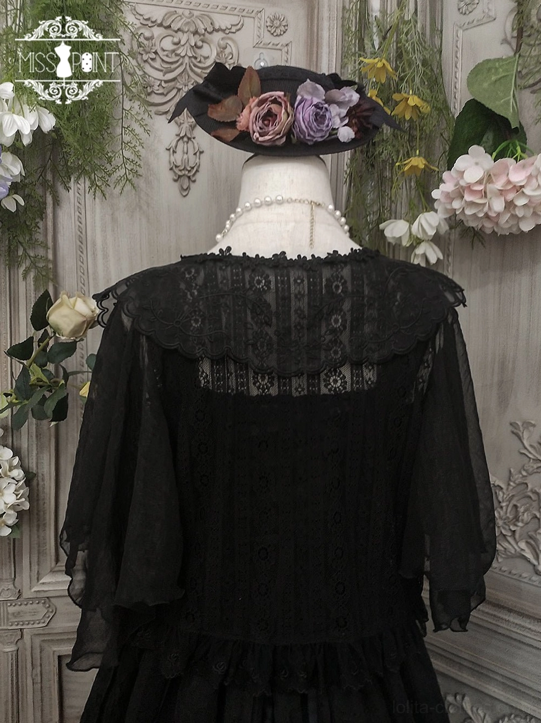 lolita blouse styling ideas with lace lapel and pearl embellishments coordinate inspiration