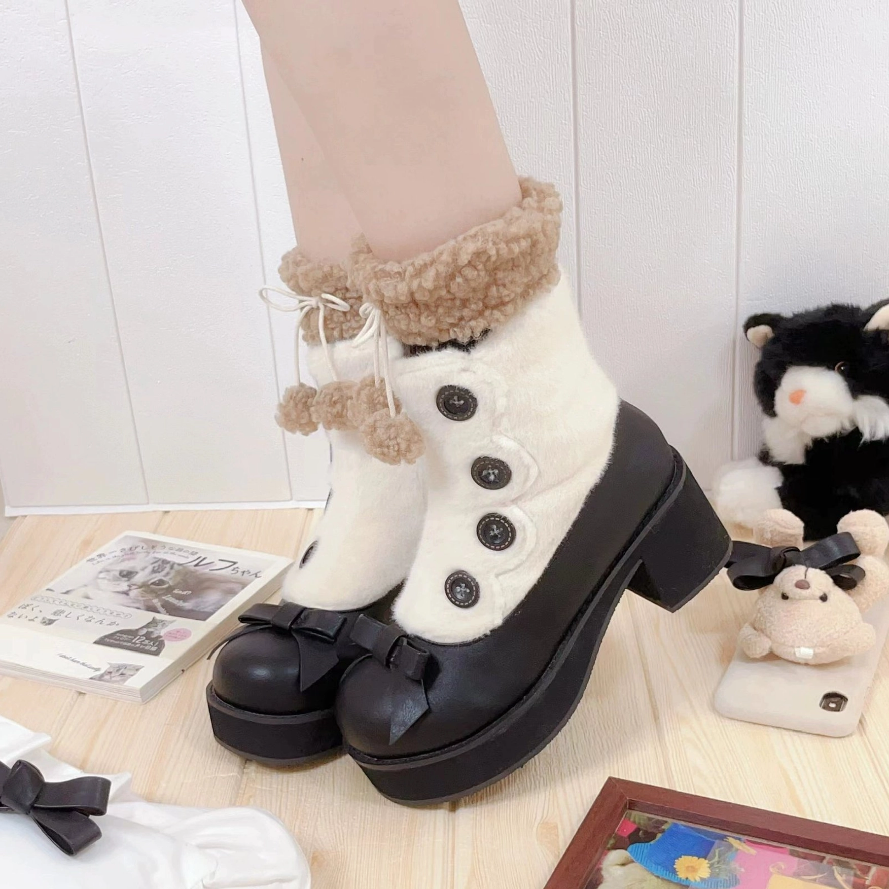 Lolita boots creative expression personal aesthetic platform wearable art fashion