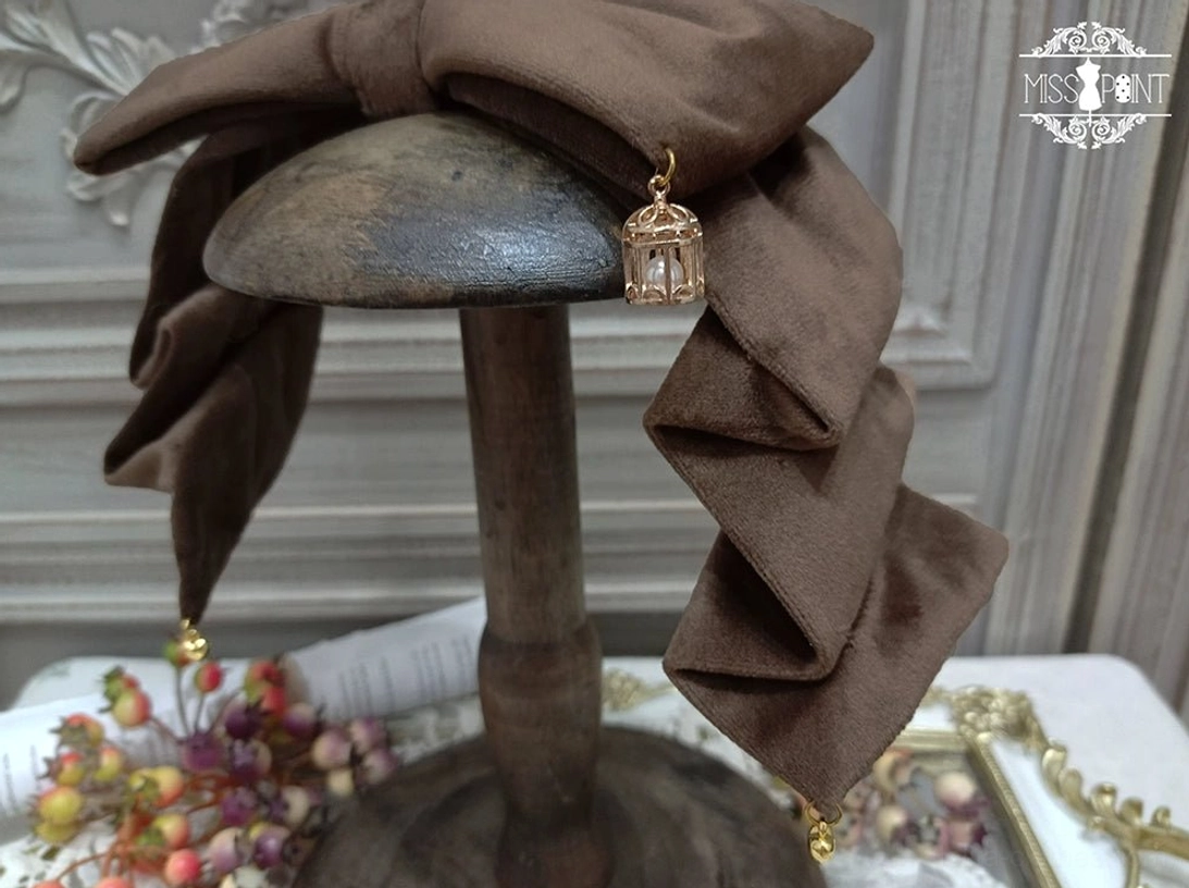 Lolita brooch birdcage design detailed close-up vintage aesthetic collector item piece