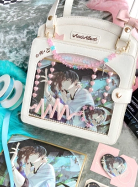 Lolita checkered itabag fashion statement individual creativity self-expression anime character stories otaku aesthetic