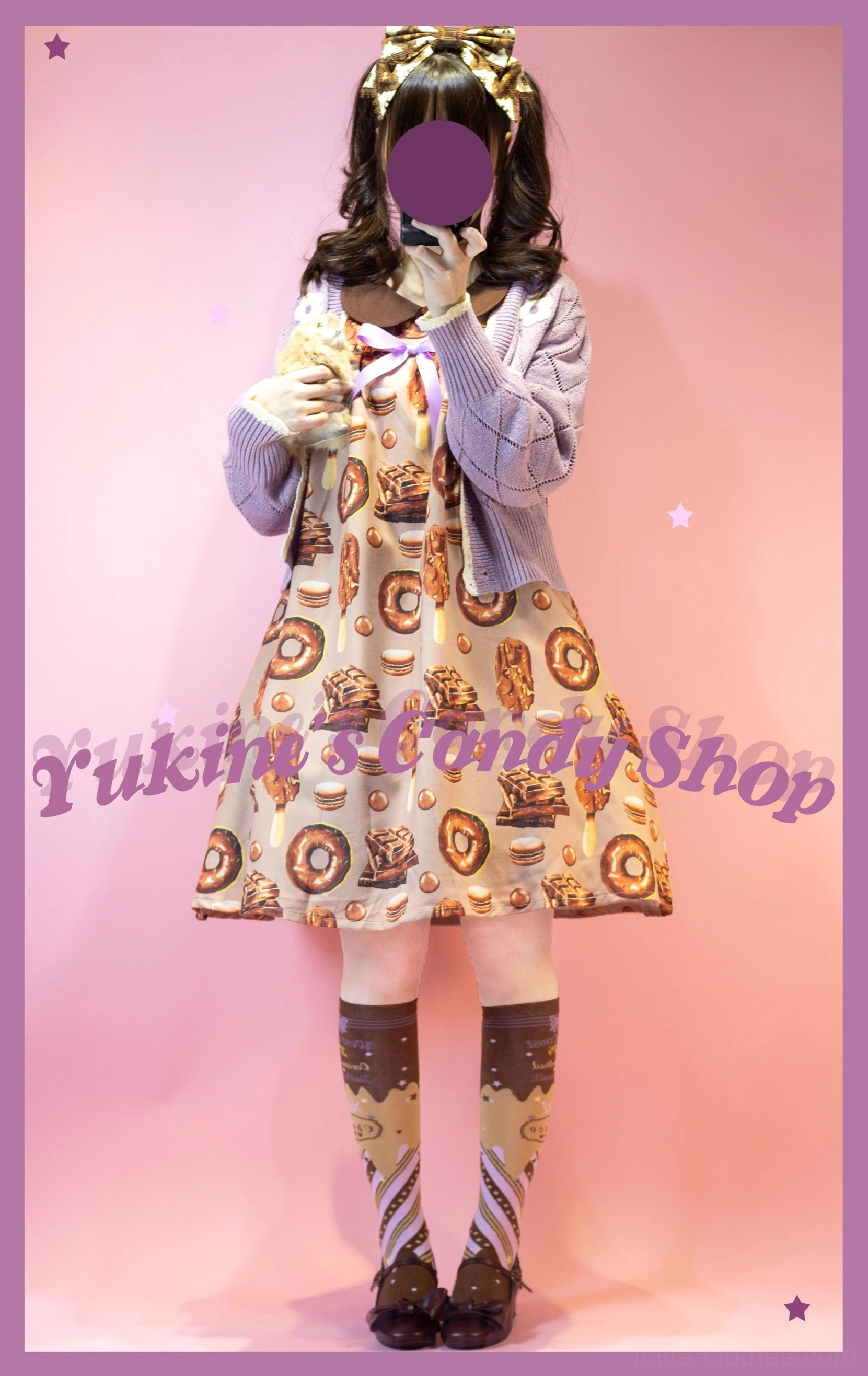 Chocolate lolita socks fabric care washing instructions maintenance tips guide for long-lasting print preservation