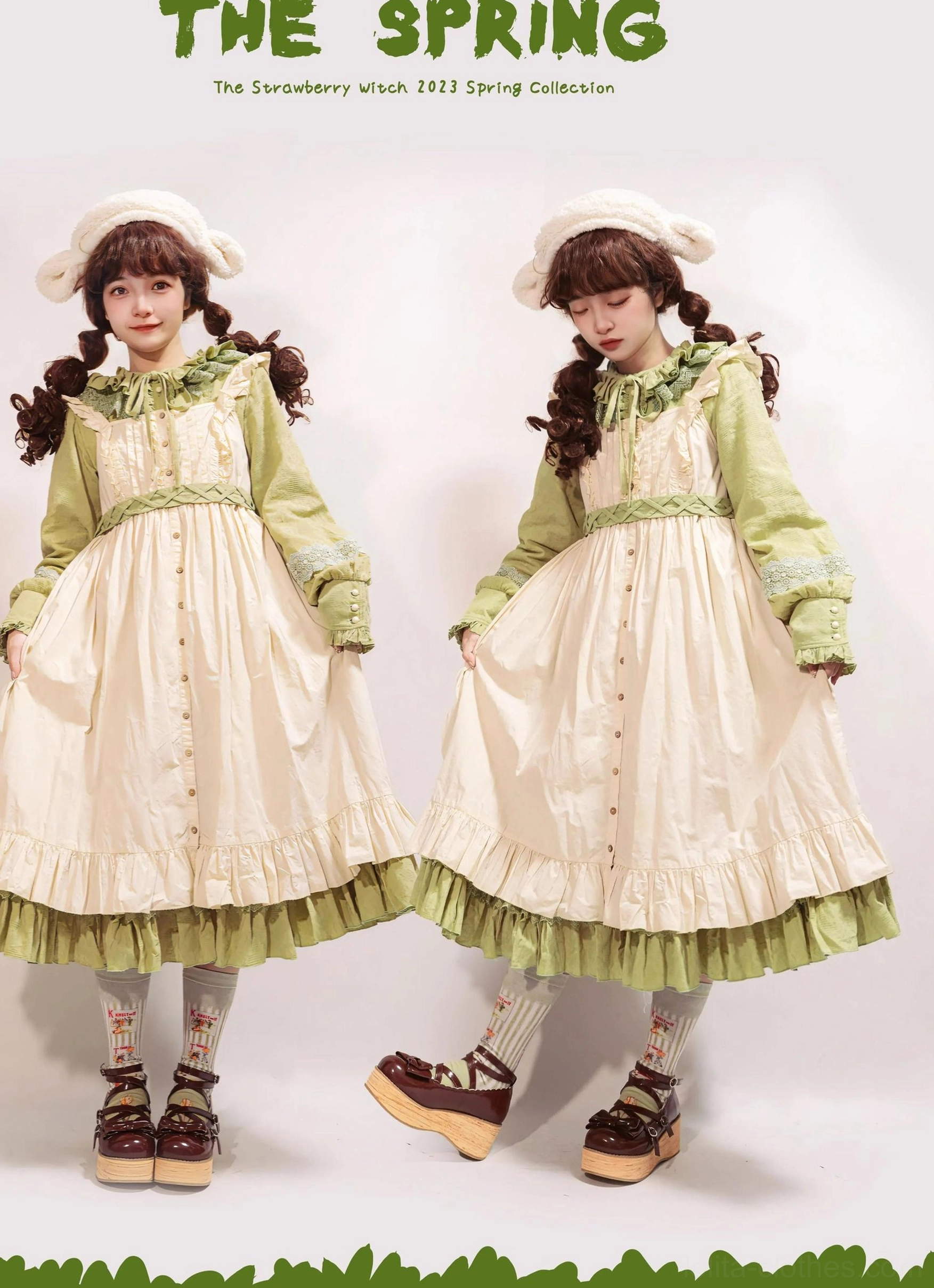 spring lolita op dress seasonal occasions community events picnics photoshoots anime conventions costume wear
