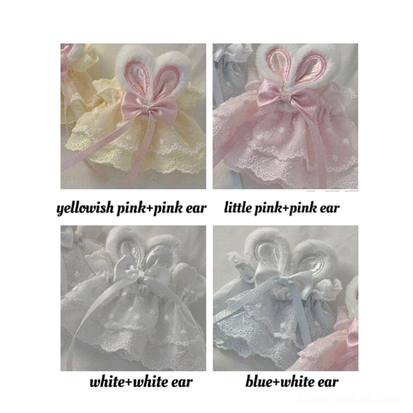 Lolita fashion rabbit ear lace wrist cuffs cultural context Japanese subculture fashion accessories