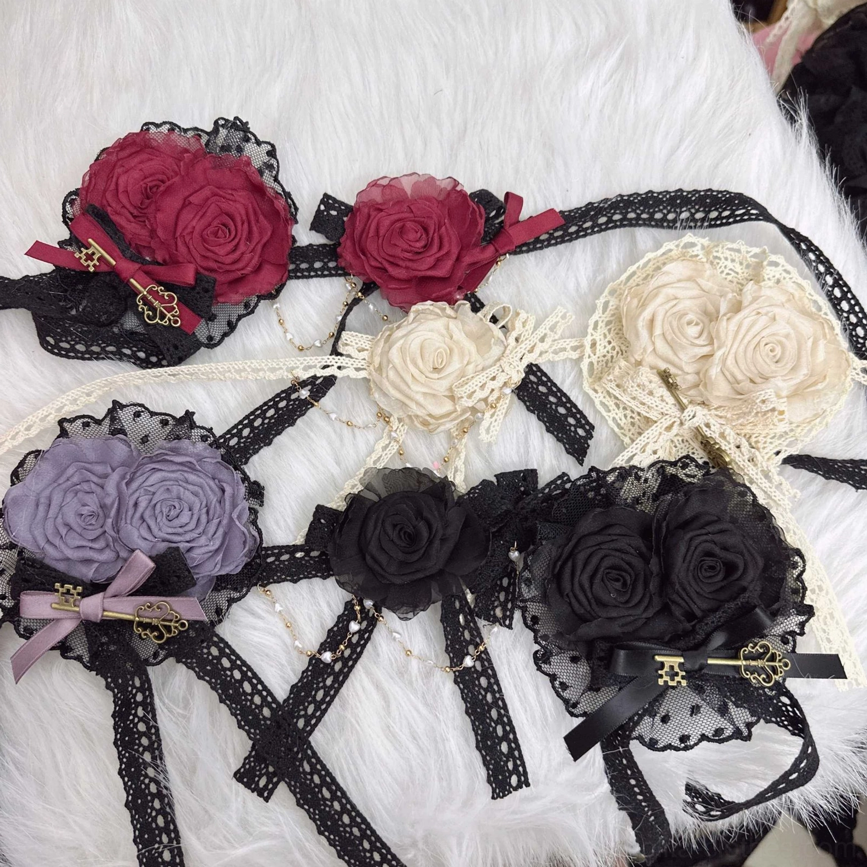 Lolita headdress and choker gift set ideal for alternative fashion enthusiasts showing how to layer and style multiple accessory components together