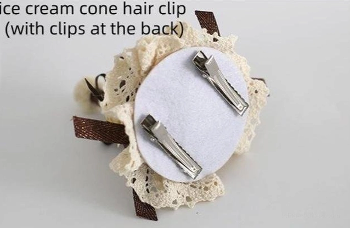Lolita lace hairband mix and match system showing multiple styling options detachable ears and interchangeable hair clips for customizable versatile headdress combinations