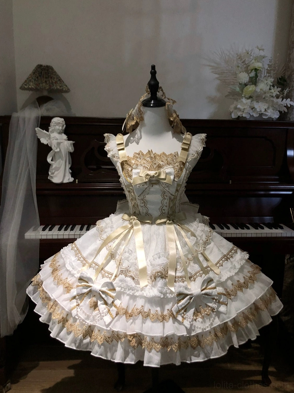 Gilded memories lolita jumper dress care instructions gentle hand wash spot cleaning and maintenance guide for long-lasting wear