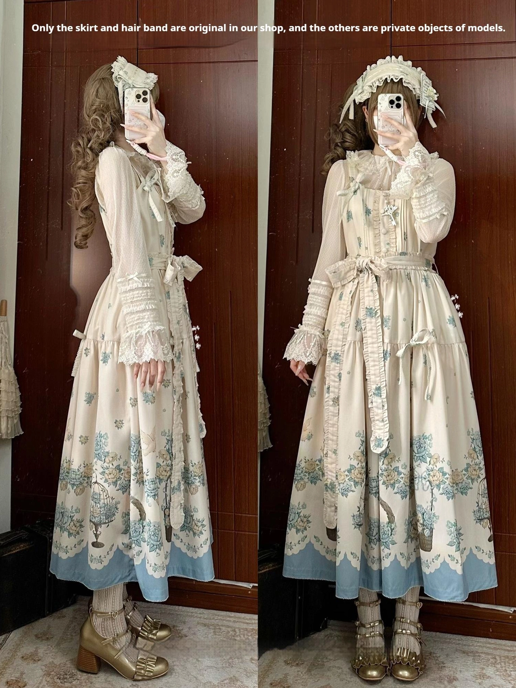 Classic lolita jsk dress care and maintenance instructions visual guide, fabric care and washing recommendations