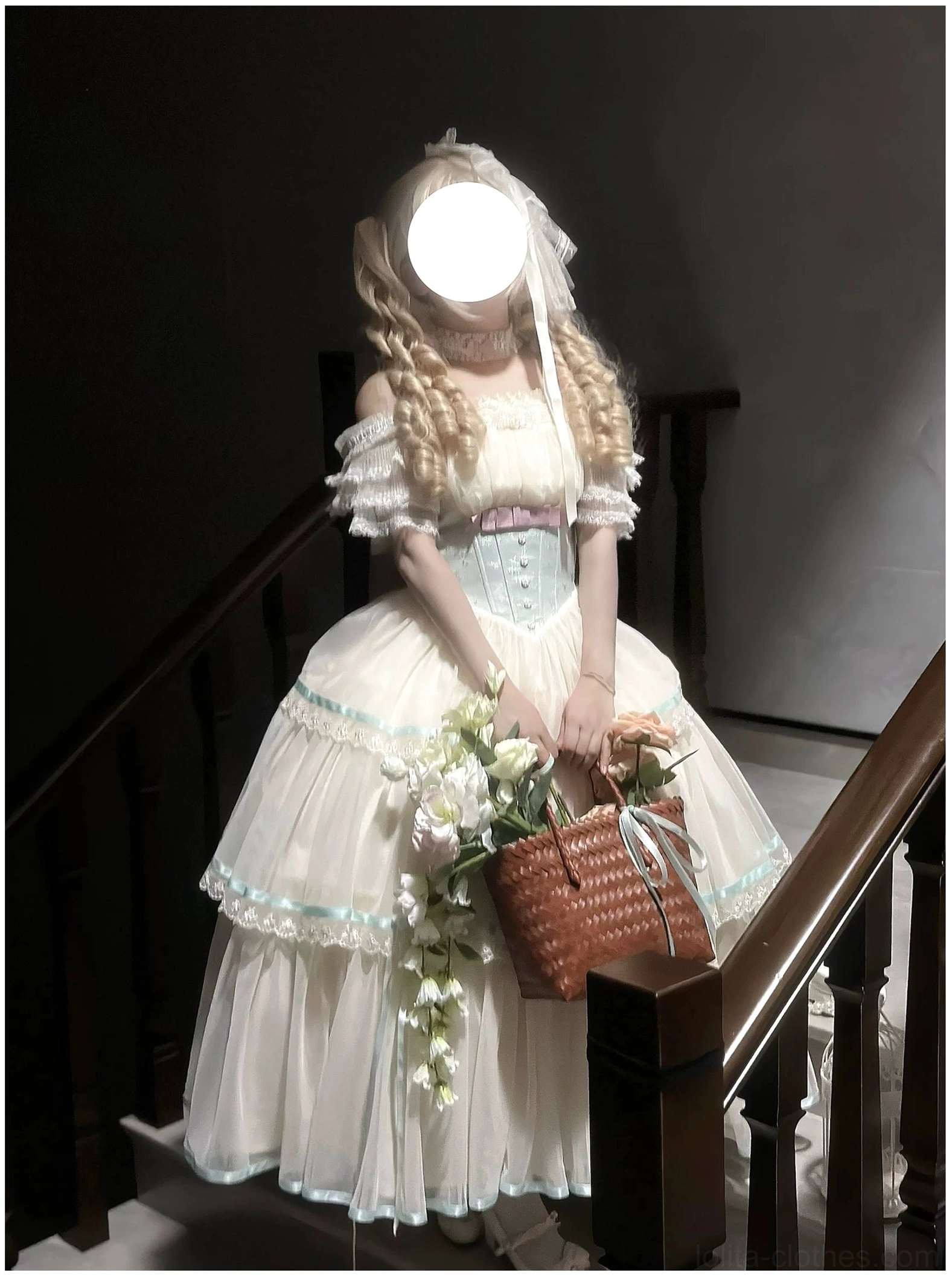 Lolita JSK dress alternative fashion everyday wear casual coordinated layering
