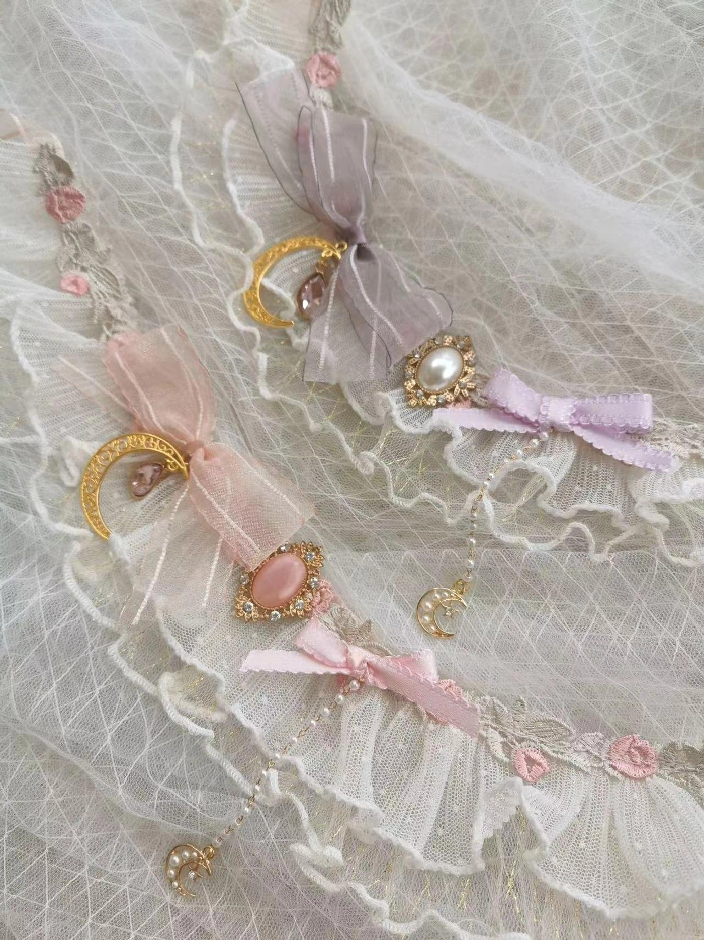 Off-shoulder wedding Lolita JSK dress care instructions and fabric maintenance guide