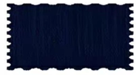Lolita dress fabric swatch navy blue vertical stripe chiffon textile scalloped edge trim fabric sample