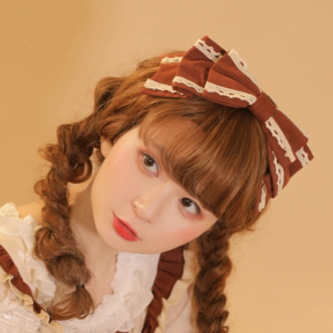 Lolita KC headband adjustable metal band comfort fit detail