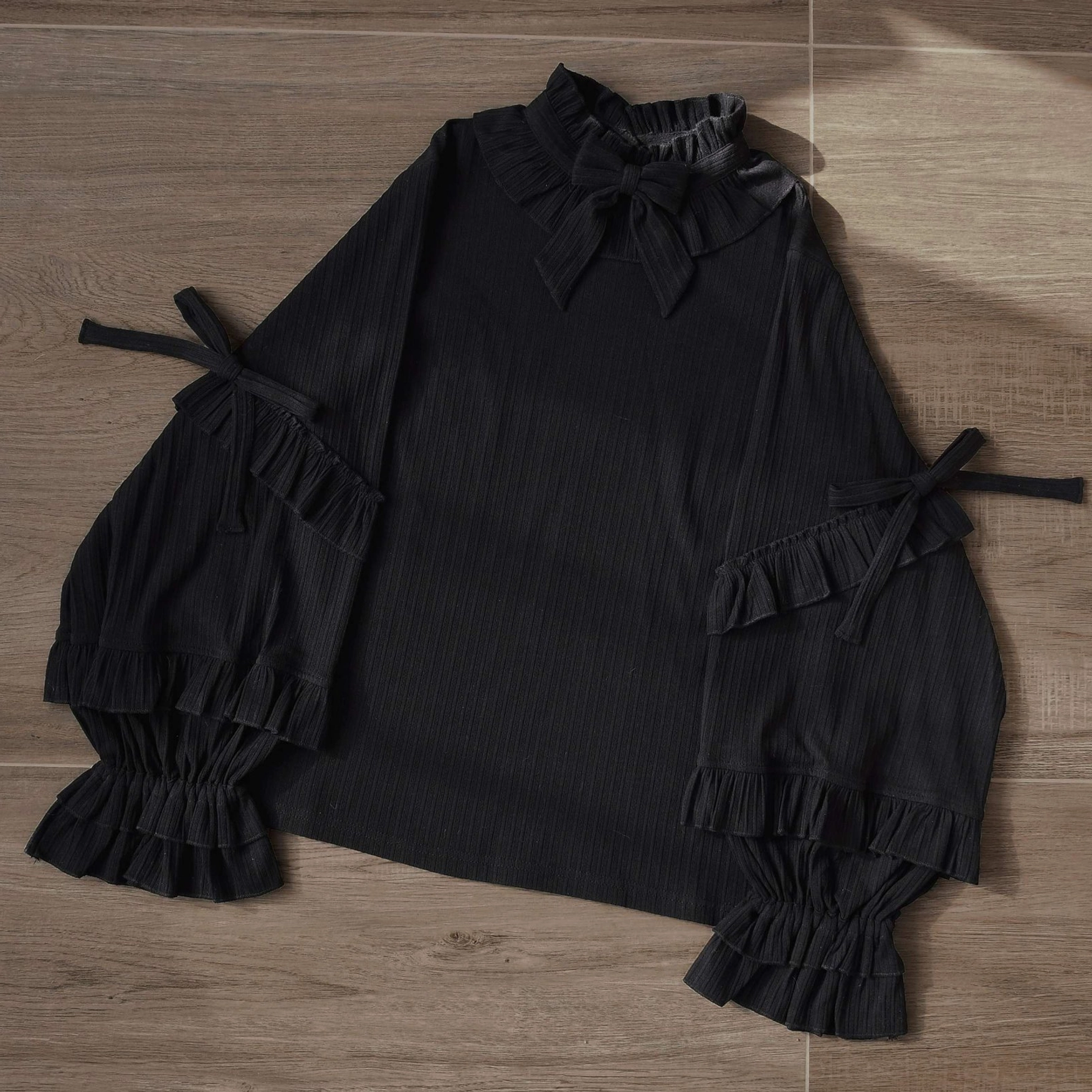 Lolita knit inner wear fashion photography professional styling showcase aesthetic presentation