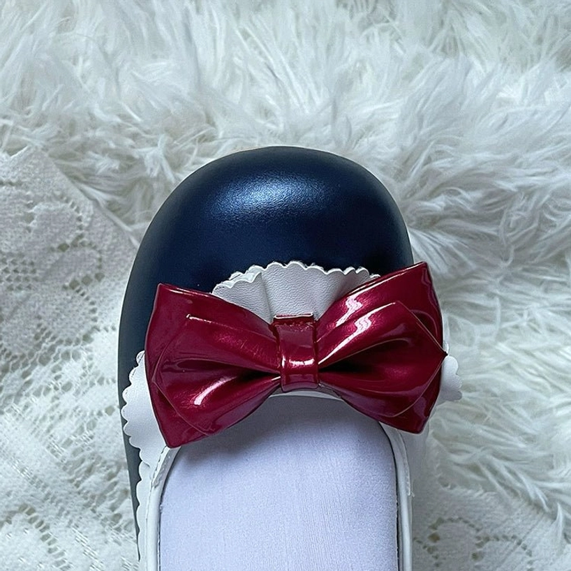 Lolita Mary Jane heels sizing comparison showing different sizes and heel height options available