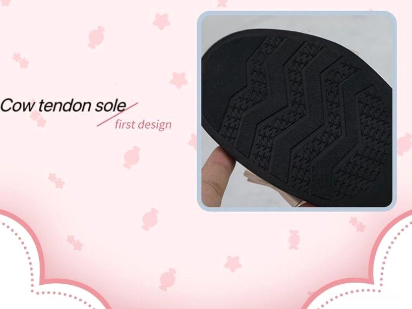 Complete Lolita Mary Jane shoes care kit essentials including soft-bristled brush, shoe cleaning cream, silica gel packets, and breathable storage bags for preservation