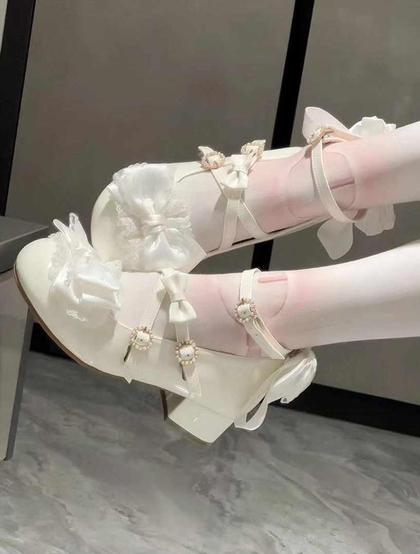 Sweet Lolita Mary Jane shoes sizing guide comparison multiple sizes side-by-side reference measurements chart
