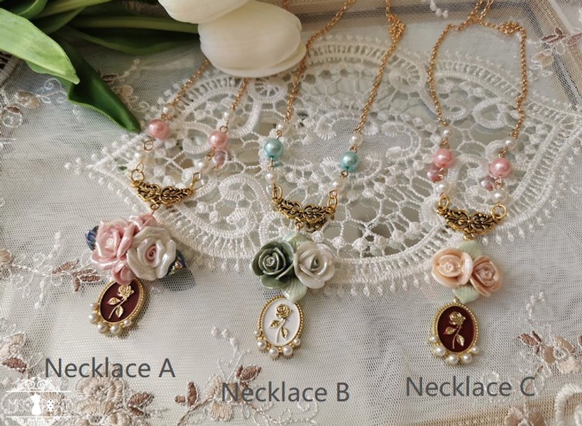lolita necklace accessory c with elegant vintage charm delicate lace construction and refined styling detail