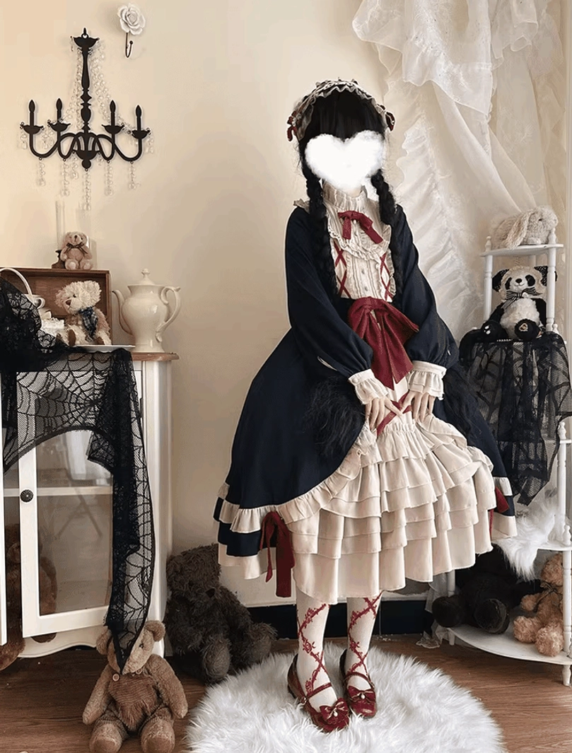 Gothic lolita one-piece dress care instructions washing hand wash guide preservation maintenance tips