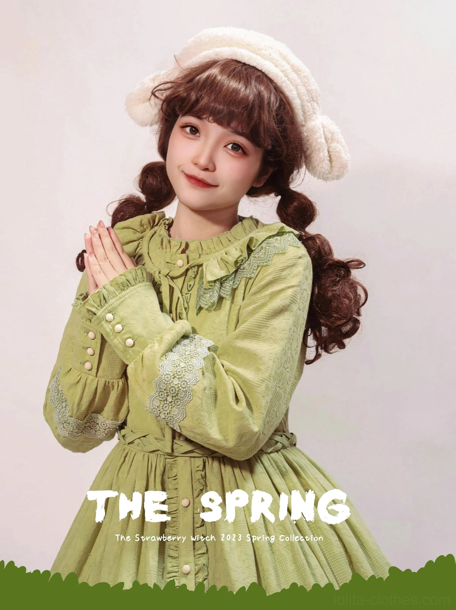 cotton lolita op dress breathability comfort non-binding silhouette hypoallergenic sensitive skin friendly fabric composition