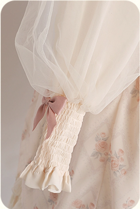 Princess lolita OP dress fabric care symbols showing delicate garment handling, washing temperature limits, drying recommendations, professional textile care