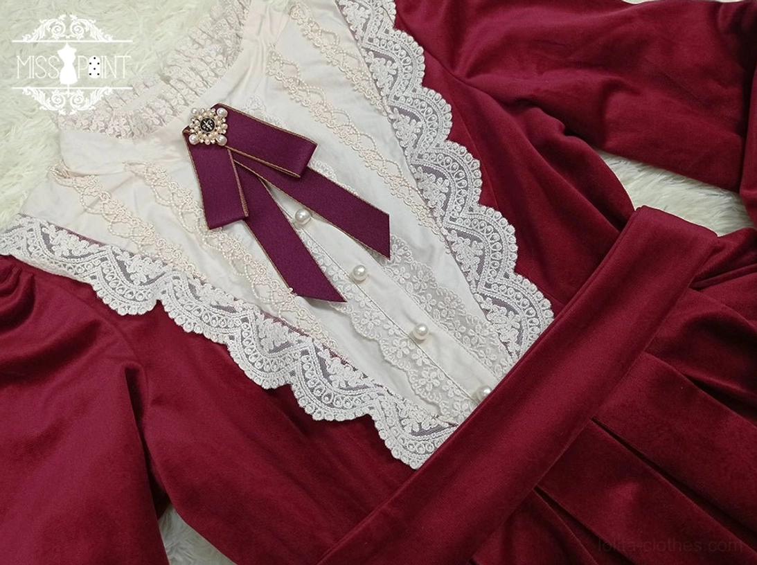Lolita op dress fabric material specification pure cotton velvet polyester lining quality materials
