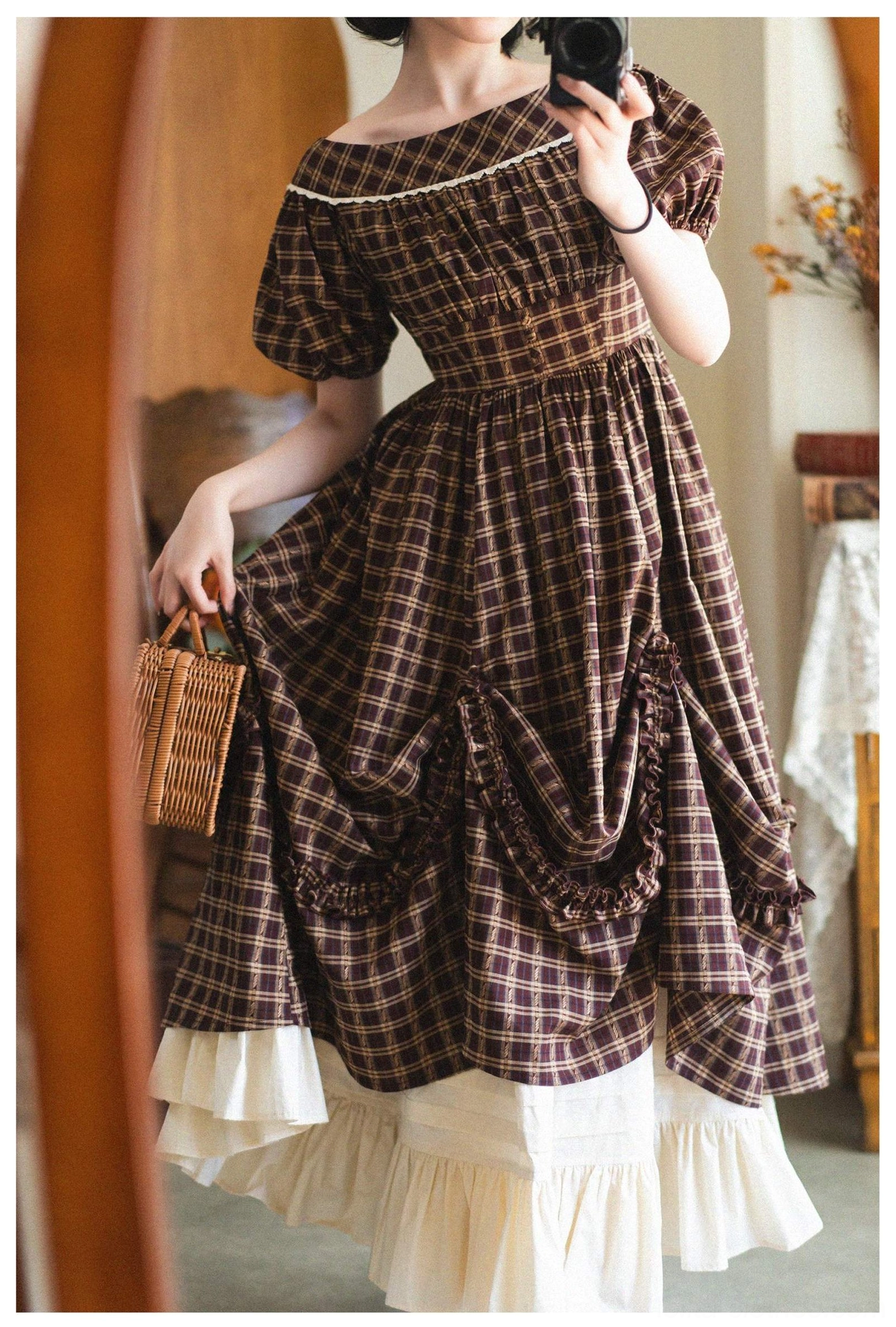 Classic Lolita OP dress care instruction visual guide washing drying temperature recommendations