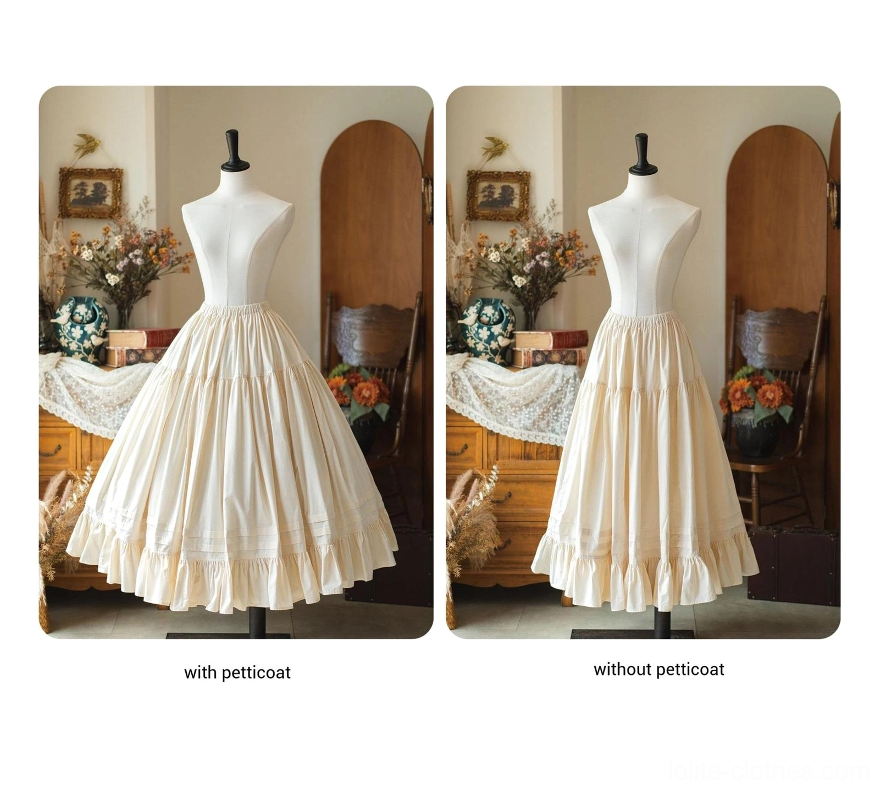 Forest Picnic Lolita OP dress packaging presentation showing brand quality presentation