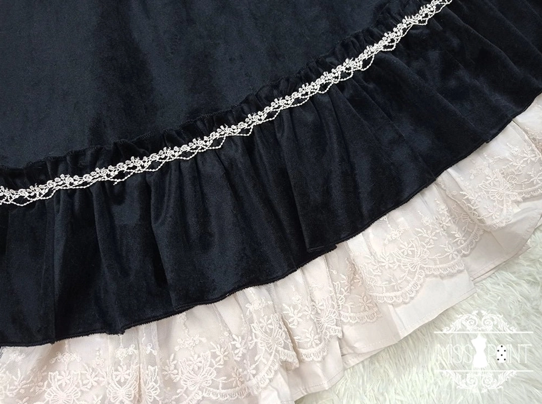 Lolita one-piece dress misty blue aesthetic ethereal quality classic lolita look color significance